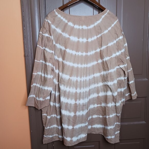 Catherines 100% Cotton Women's size 2X Tunic Blouse - Picture 3 of 9